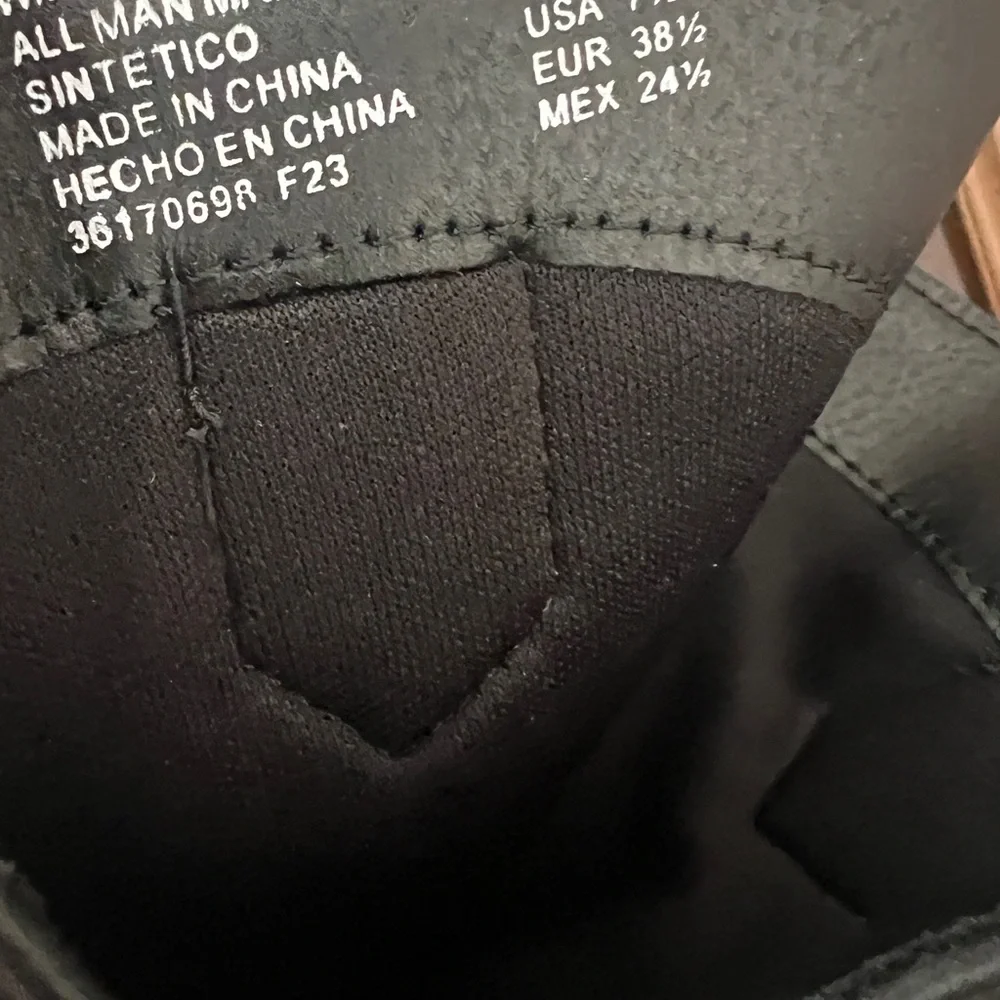 Madden NYC Black Tall Western Boots | Women’s 7.5 | NWT - Picture 7 of 9